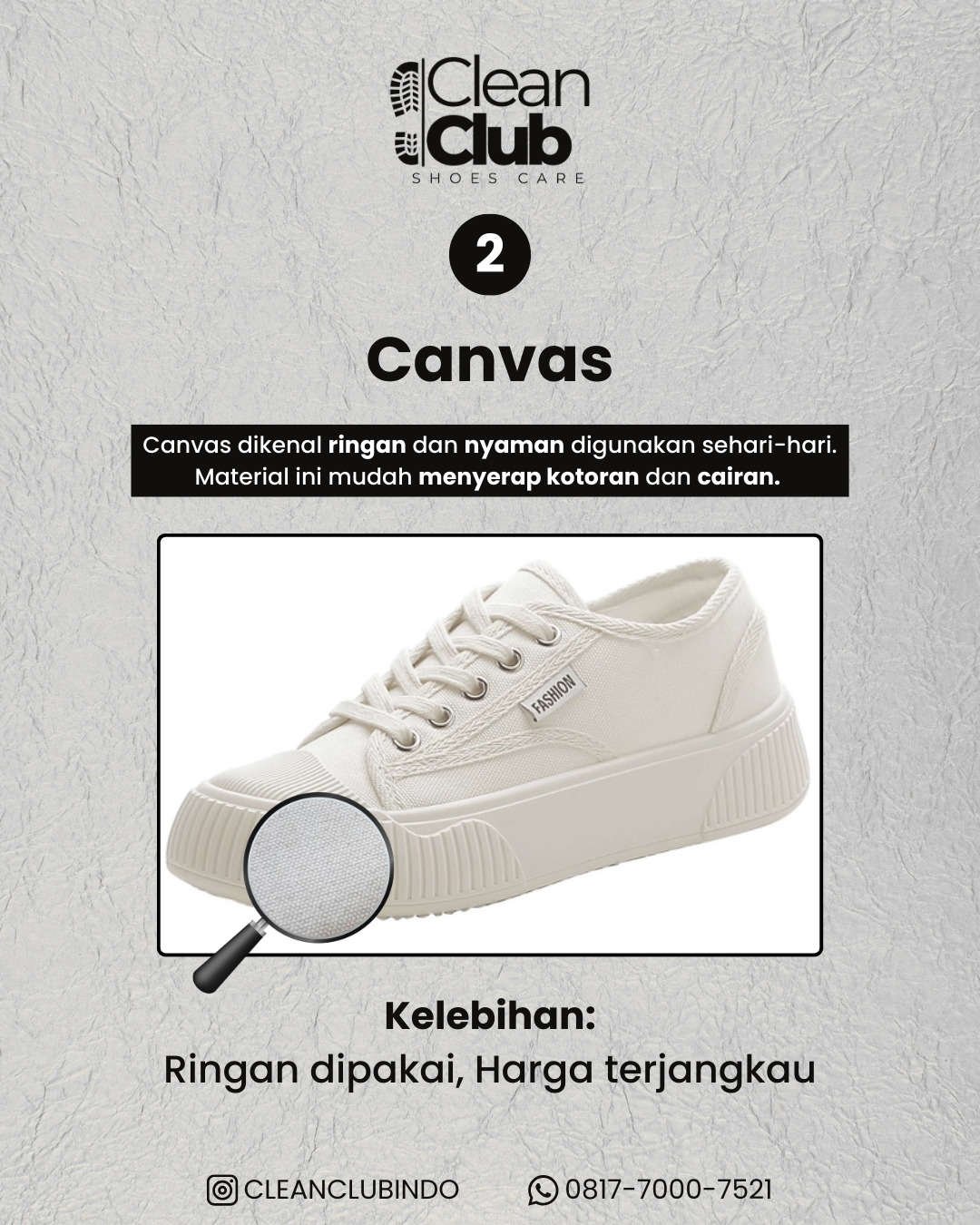 Treatment tas branded sebelum dan sesudah